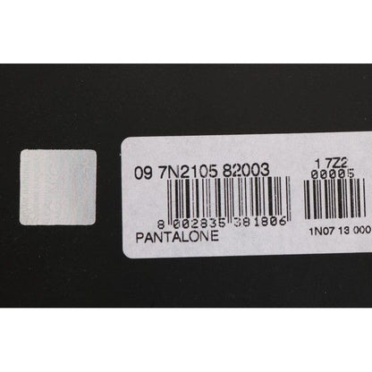 Costume National Black Slim Fit Cotton Stretch Pants Jeans & Pants