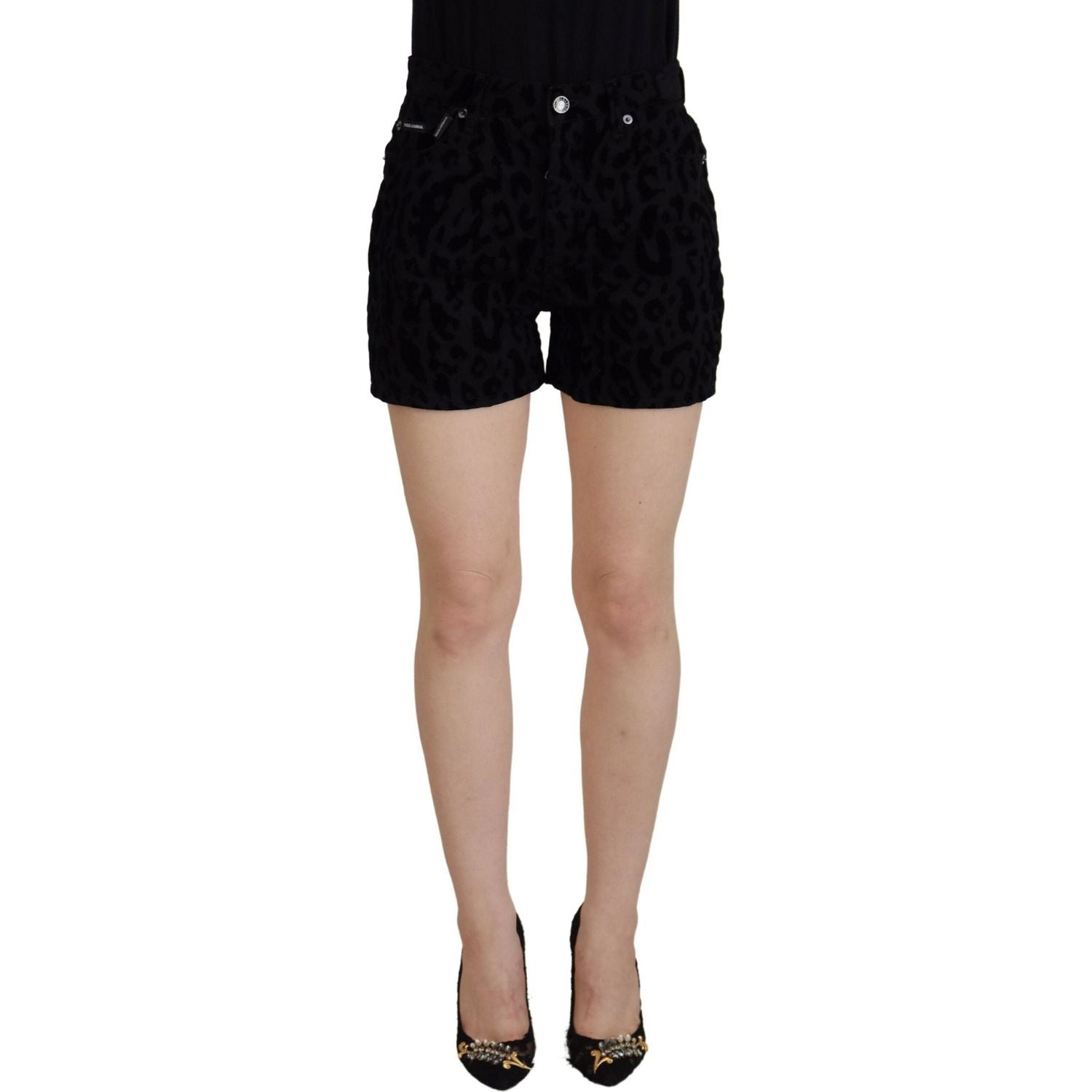 شورت قصير أنيق بخصر متوسط ​​من دولتشي آند غابانا