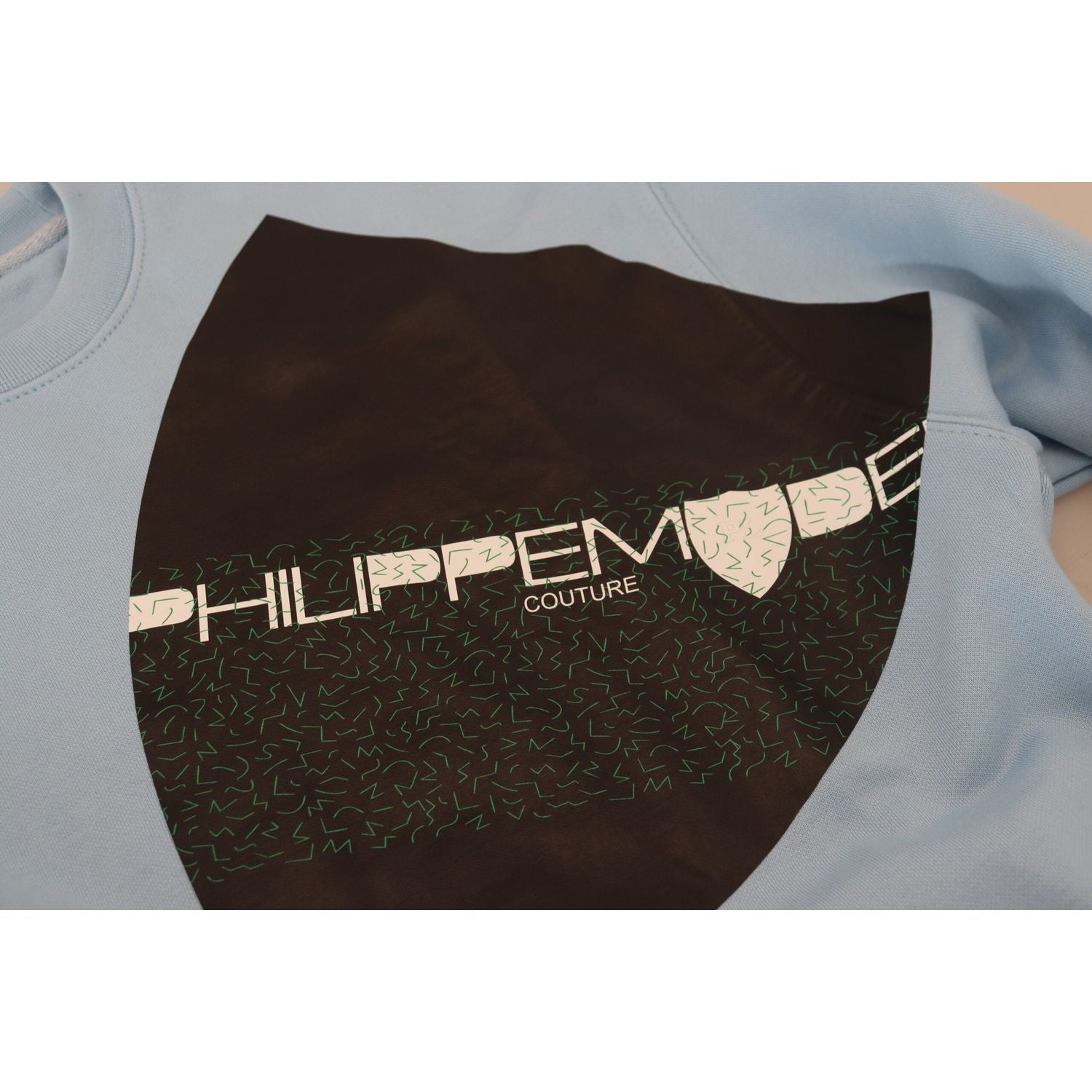 سترة فيليب موديل الأنيقة المصنوعة من القطن باللون الأزرق الفاتح