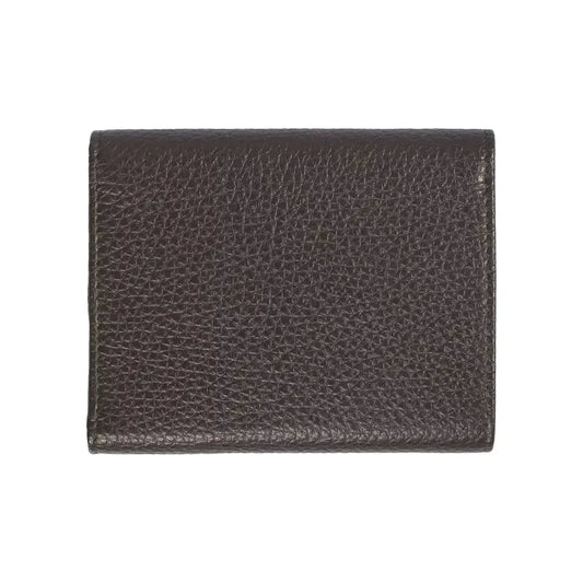 Trussardi Brown Leather Women Wallet TR-20724