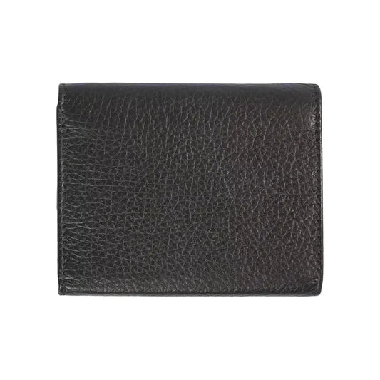 Trussardi Black Leather Women Wallet TR-20723