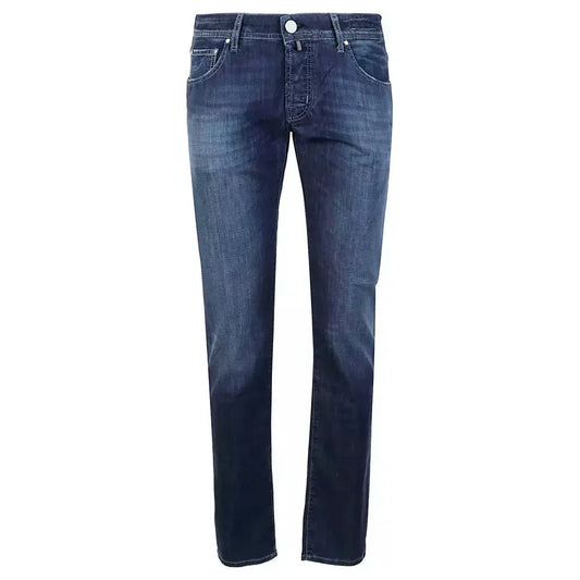 Jacob Cohen Elegant Light Blue Stretch Jeans JA-10728-IT40 | M