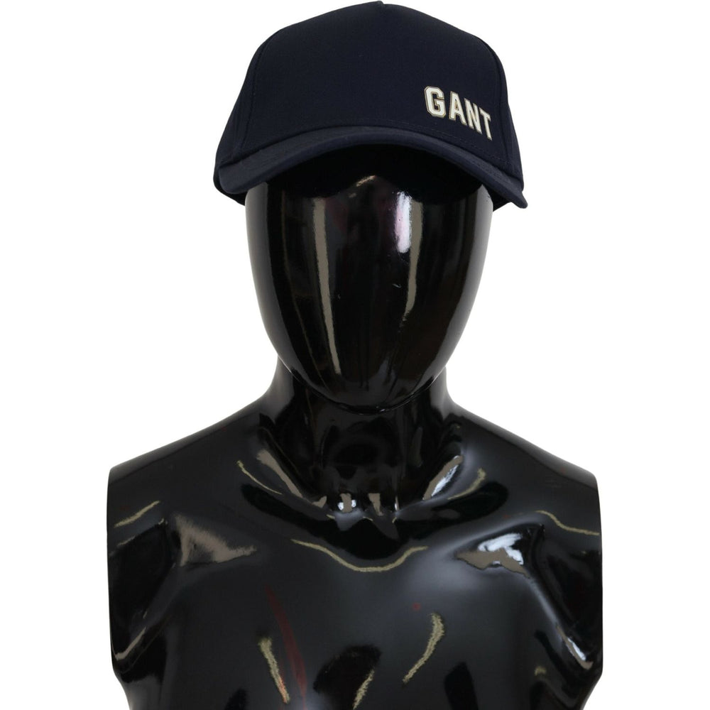 Gant Blue Cotton Logo Print Baseball Cap Casual Hat HAT9433