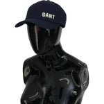 Gant Blue Cotton Logo Print Baseball Cap Casual Hat HAT9433