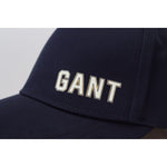 Gant Blue Cotton Logo Print Baseball Cap Casual Hat HAT9433