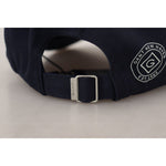 Gant Blue Cotton Logo Print Baseball Cap Casual Hat HAT9433