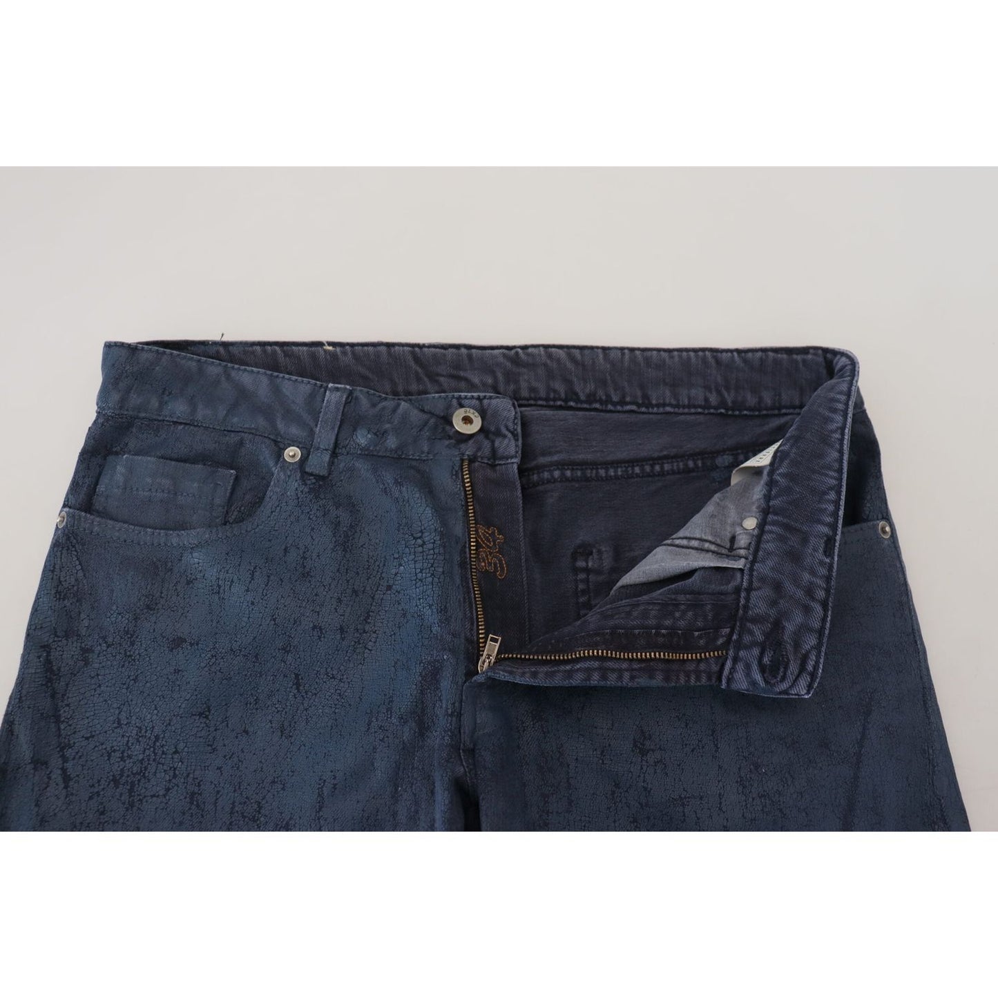 Exte Blue Cotton Tapered Slim Fit Men Casual Denim Jeans PAN74682-48
