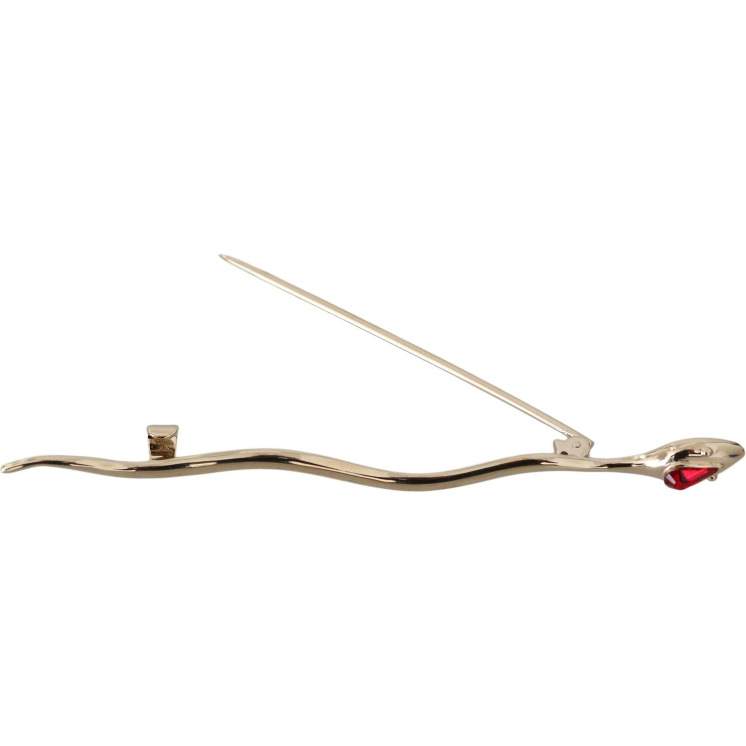 دبوس بروش كريستال فضي أنيق من دولتشي آند غابانا