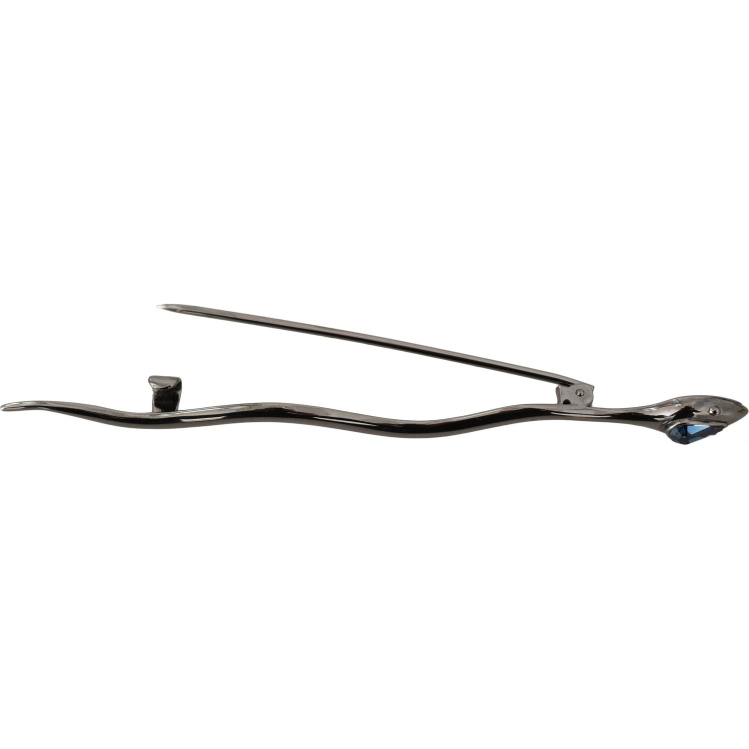 دبوس فضي أنيق مزين بالكريستال من دولتشي آند غابانا