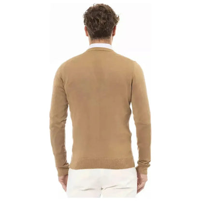 Baldinini Trend Beige Modal Men Sweater
