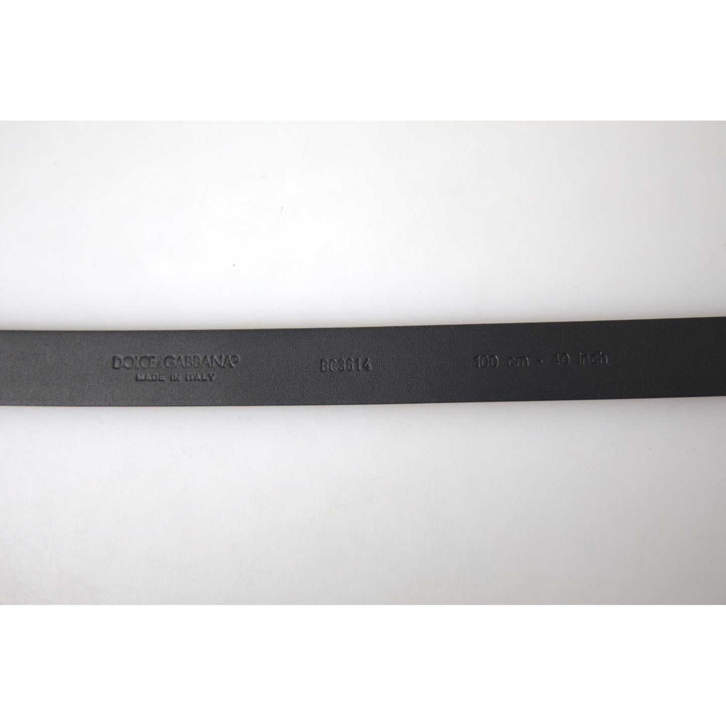 Dolce & Gabbana Bordeaux Leather Silver Metal Buckle Belt BEL9030-100