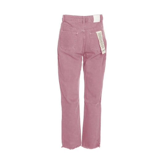 Hinnominate Chic Pink Raw Cut Bottom Jeans HI-11534-M-FBB-218