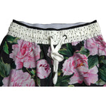Dolce & Gabbana Multicolor Peony Joggers Cotton Men Pants PAN74844-58