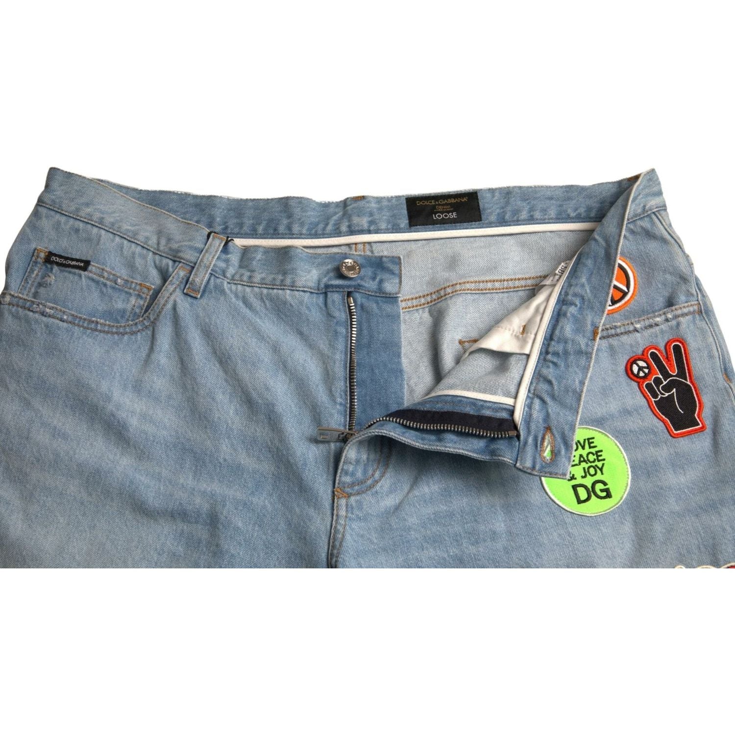 优雅浅蓝色牛仔百慕大短裤