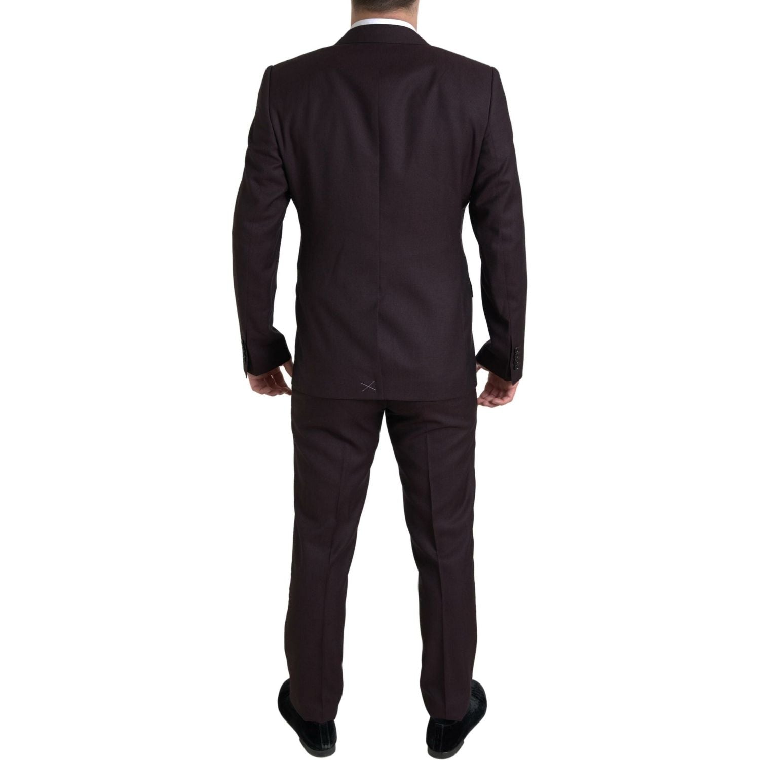 بدلة دولتشي آند غابانا مارون مارتيني بقصّة Slim Fit من قطعتين