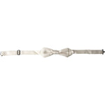 Dolce & Gabbana Elegant White Silk Bow Tie Dolce & Gabbana Light Gray
