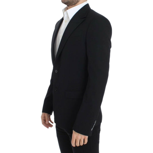 Dolce & Gabbana Black wool slim fit blazer SIG12303-1