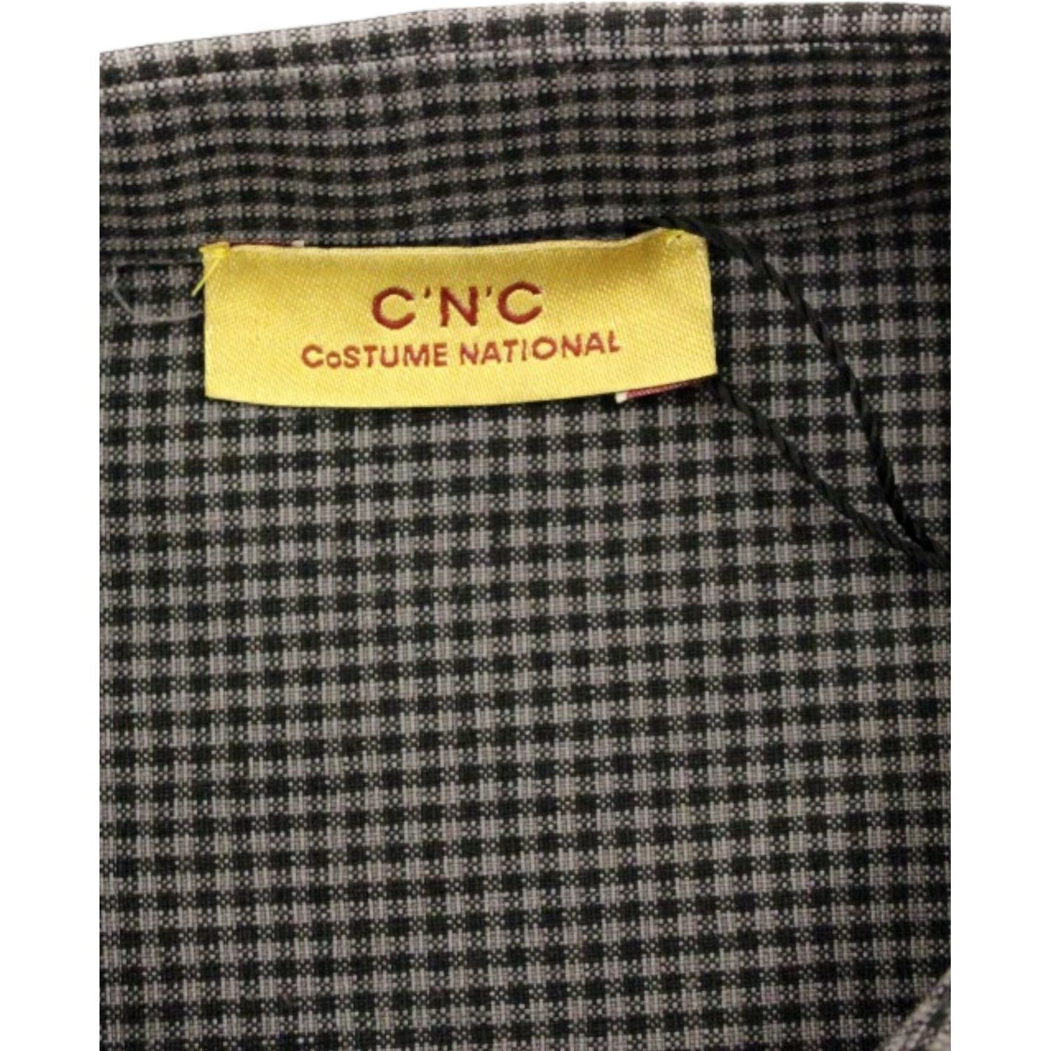 Costume National Gray linen casual shirt