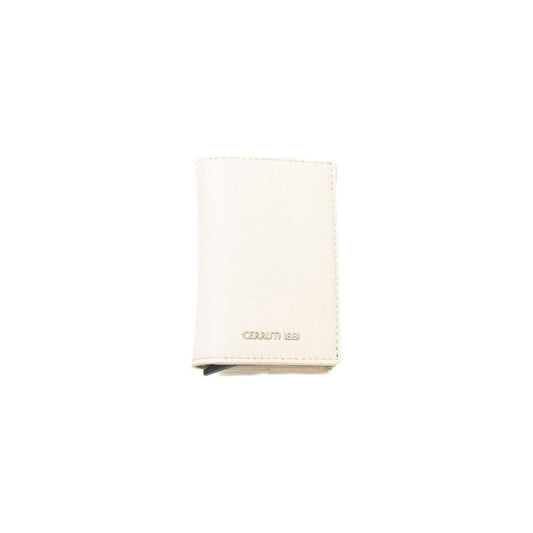 Cerruti 1881 Beige Calfskin Men Wallet CE-24019
