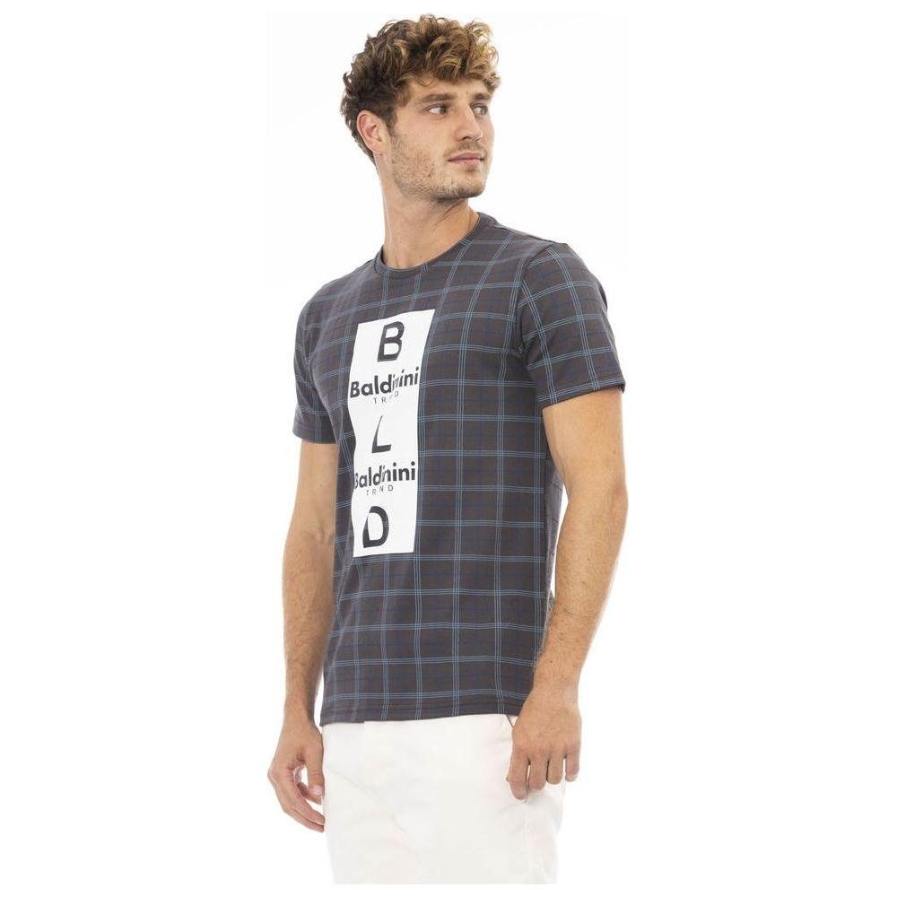 Baldinini Trend Gray Cotton Men T-Shirt