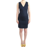 Costume National Blue pencil cotton dress SIG11646-1