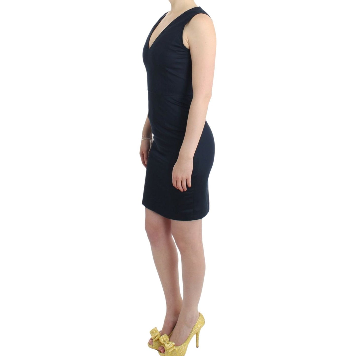 Costume National Blue pencil cotton dress SIG11646-1