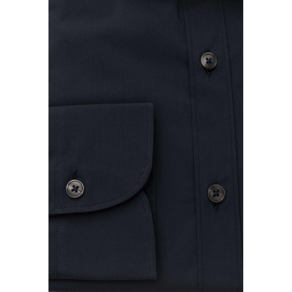 Bagutta Blue Cotton Men Shirt BA-23931-L