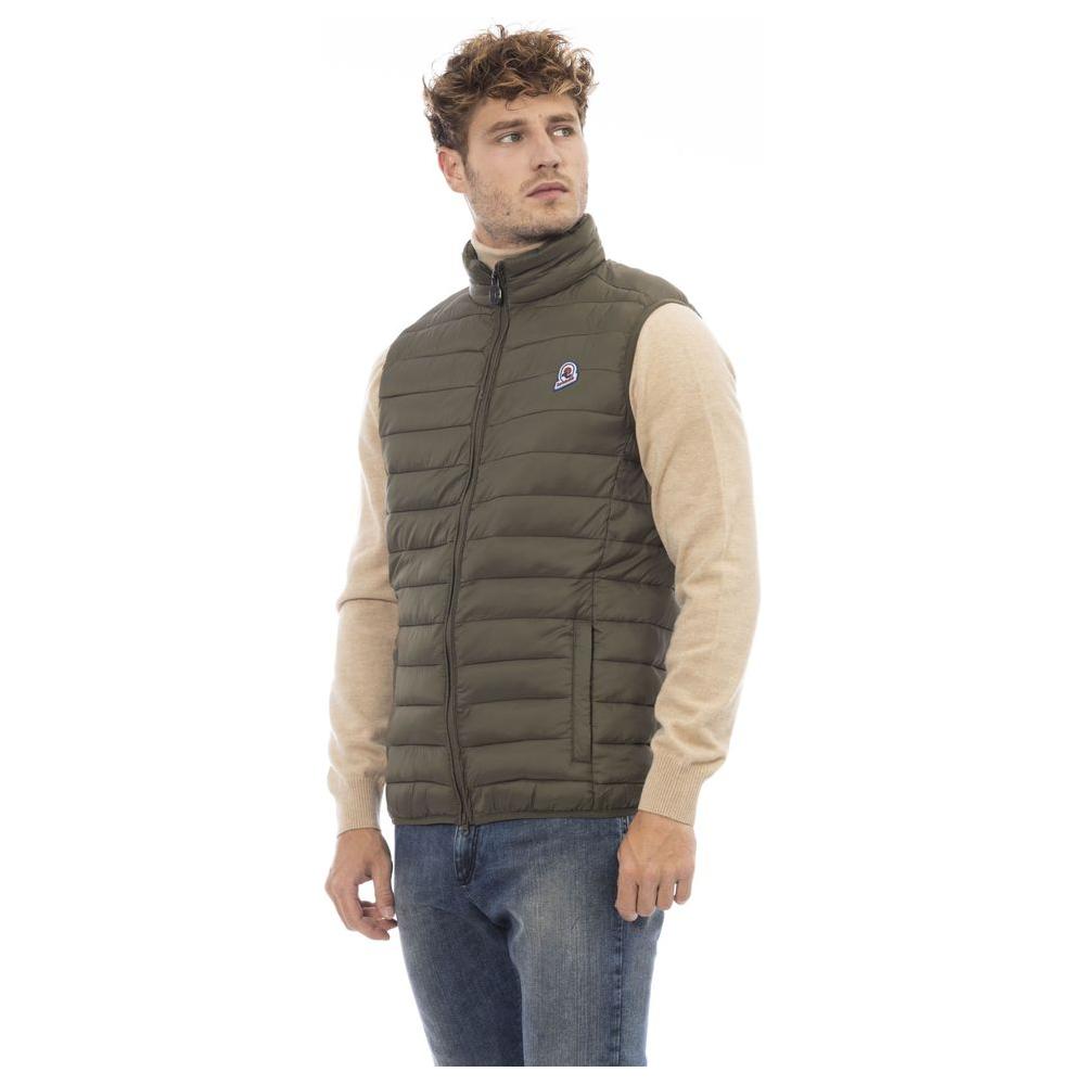 男式军装绗缝休闲背心