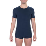 Bikkembergs Army Cotton Men T-Shirt Bikkembergs Dark Slate Gray