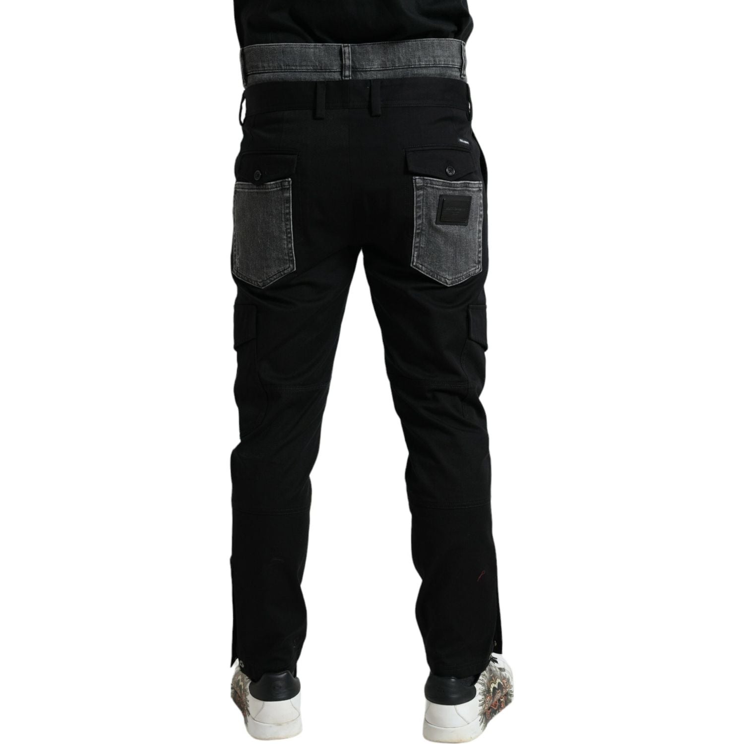 بنطال رياضي أنيق من القطن المرن من دولتشي آند غابانا