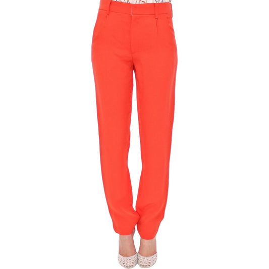 CO|TE Orange boyfriend stretch pants MOM10851-1