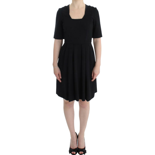 CO|TE Black short sleeve venus dress SIG12647-1