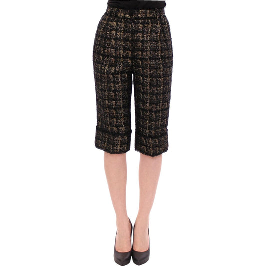 Dolce & Gabbana Black fabric shorts pants GSS10092-1