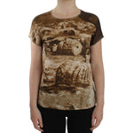 Dolce & Gabbana Enchanted Sicily Taormina Print Silk Blouse Dolce & Gabbana Dim Gray