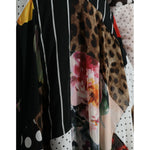 Dolce & Gabbana Multicolor Patchwork Floral Leopard Dress DR281031-40