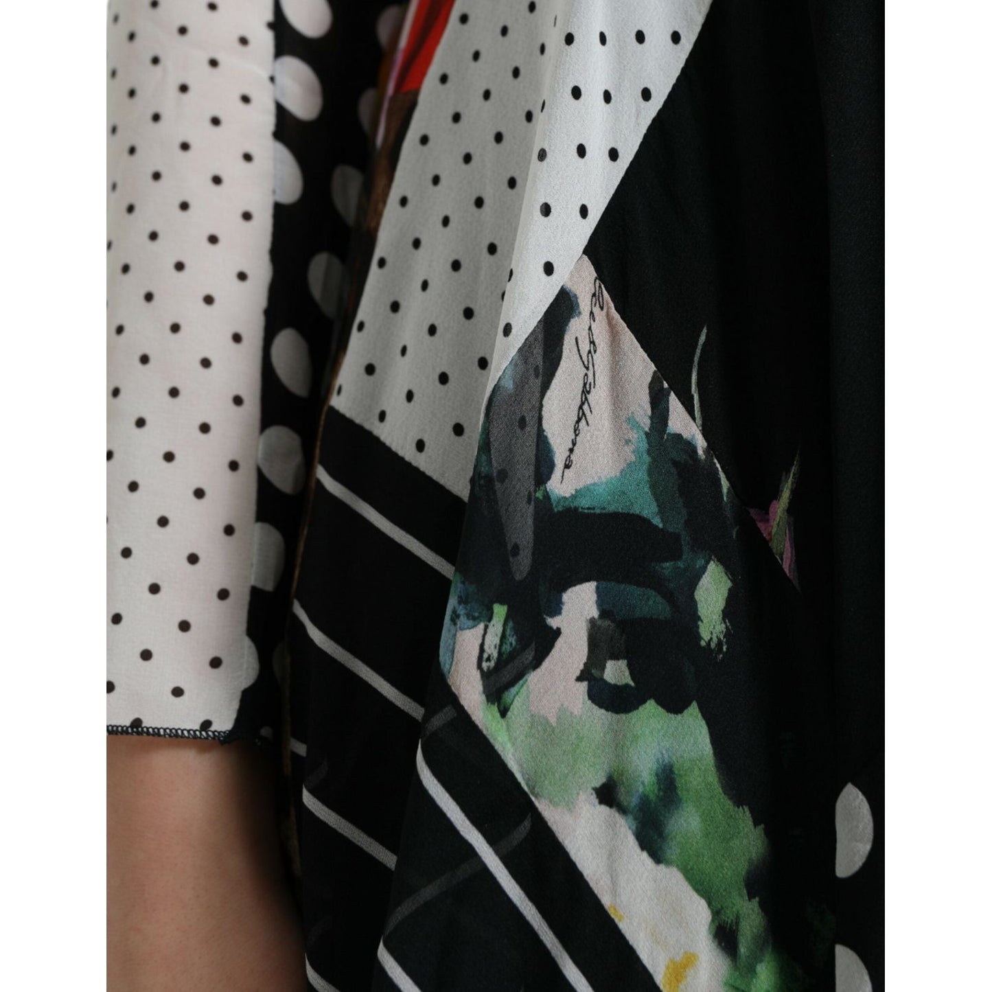 Dolce & Gabbana Multicolor Patchwork Floral Leopard Dress DR281031-40