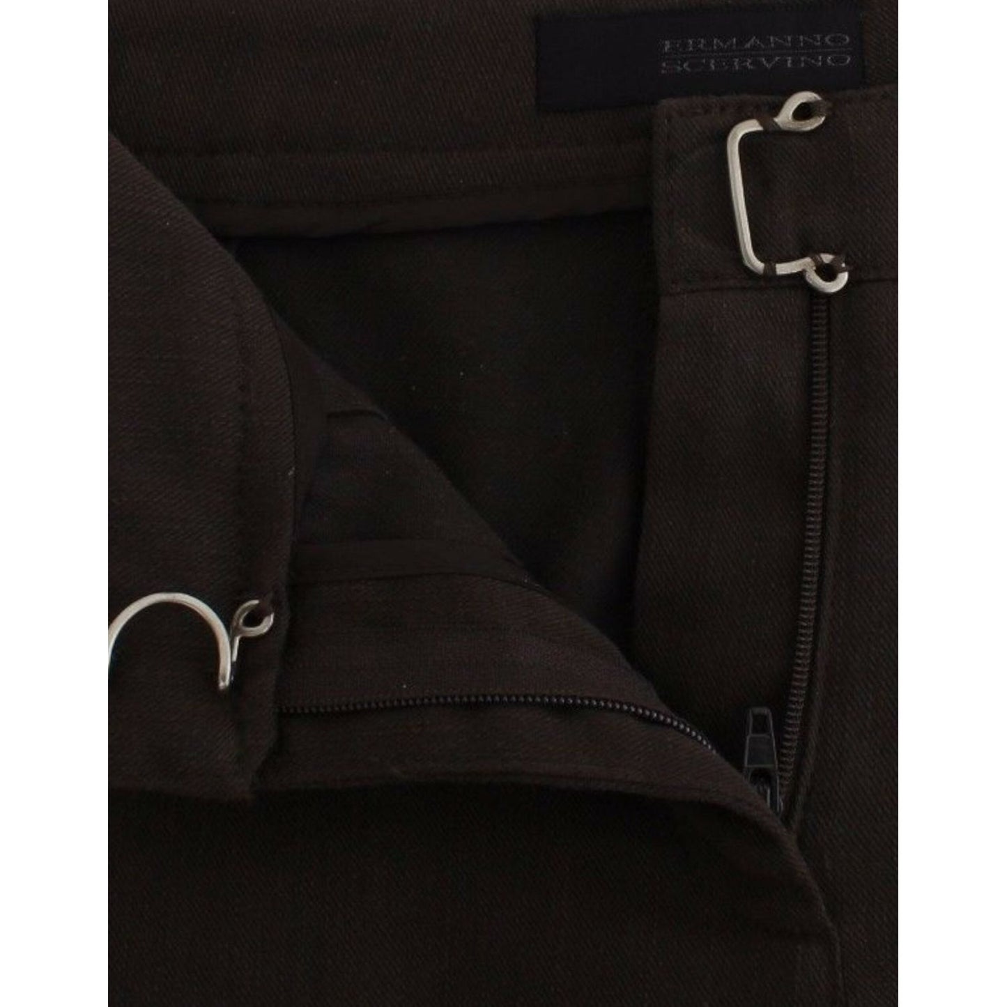 Ermanno Scervino Brown Chinos Casual Dress Pants Khakis