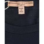 Ermanno Scervino Lingerie Blue Crewneck Cotton Logo T-shirt SIG12588-1