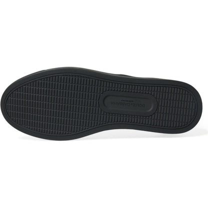 Dolce & Gabbana Brown Leopard Pony Hair Leather Sneakers Shoes