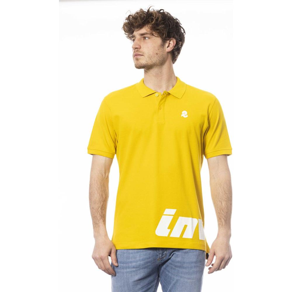 قميص بولو رجالي من القطن باللون الأصفر من Invicta