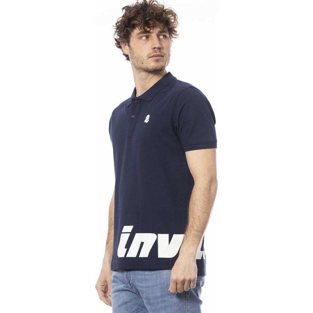 Invicta Blue Cotton Men Polo Shirt