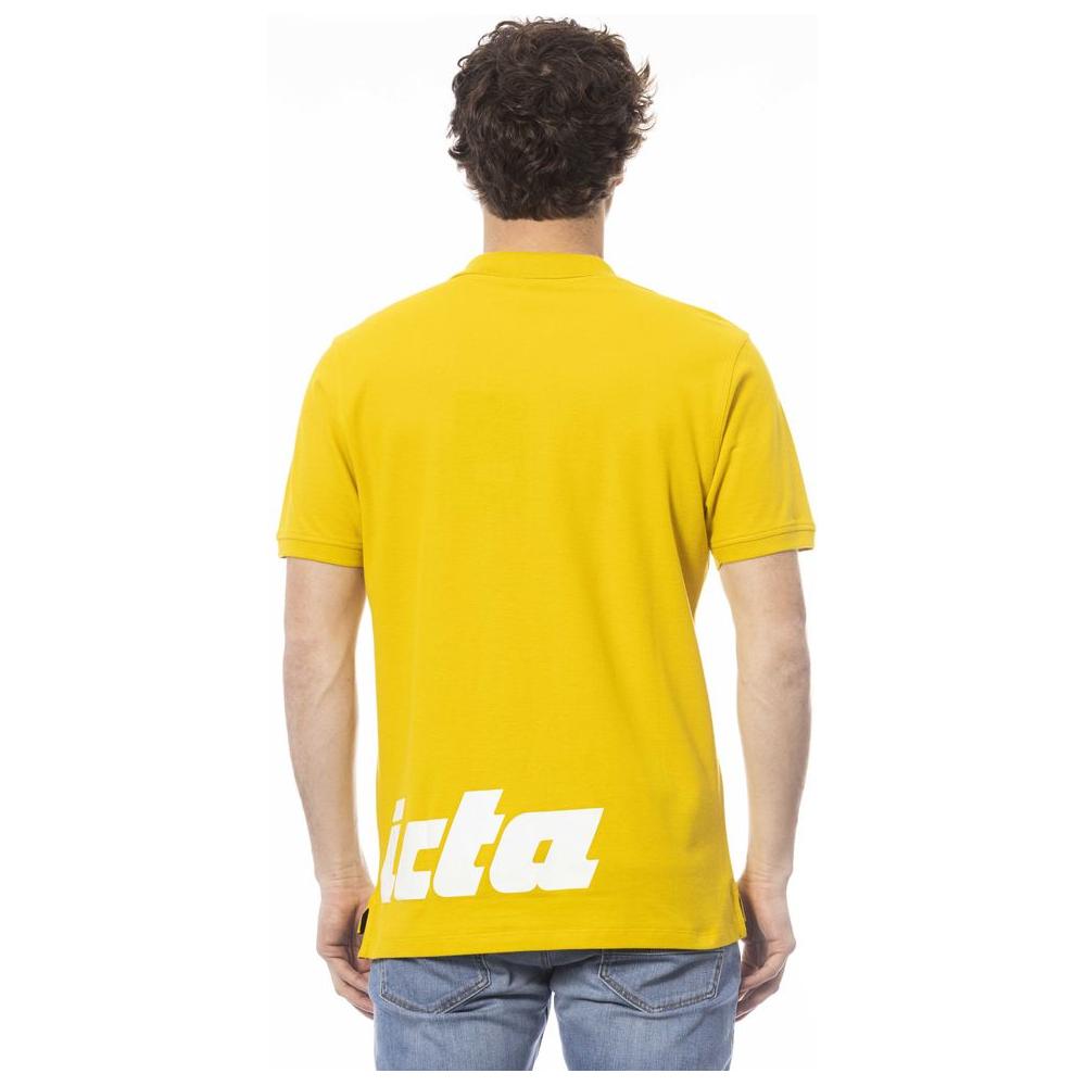 قميص بولو رجالي من القطن باللون الأصفر من Invicta