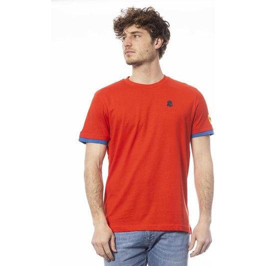 Invicta Red Cotton Men T-Shirt IN-24048-S