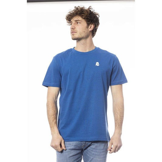 Invicta Blue Cotton Men T-Shirt IN-24041-S