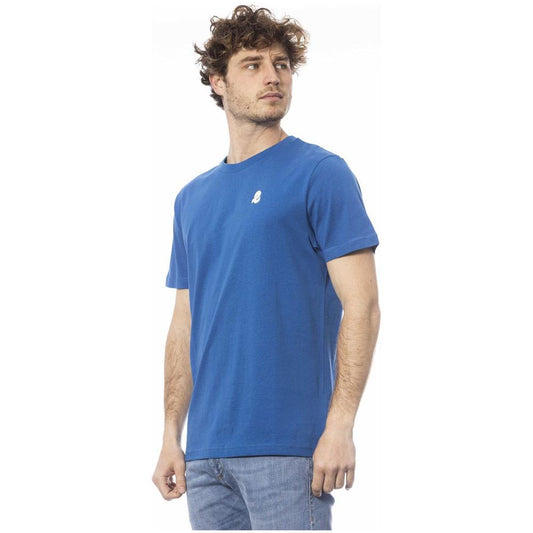 Invicta Blue Cotton Men T-Shirt IN-24041-S