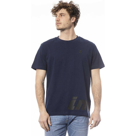Invicta Blue Cotton Men T-Shirt IN-24036-S