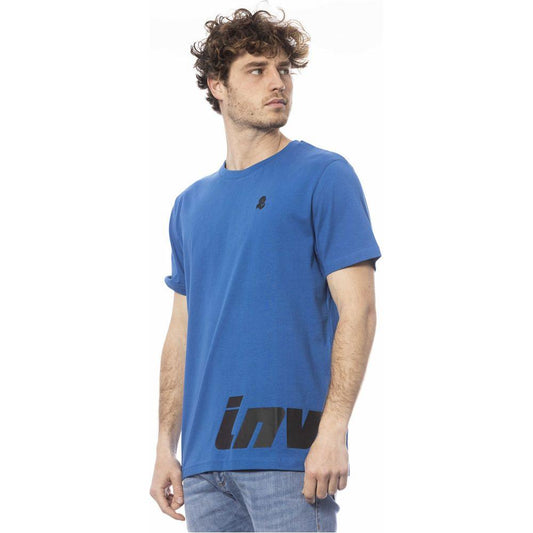 Invicta Blue Cotton Men T-Shirt IN-24035-S