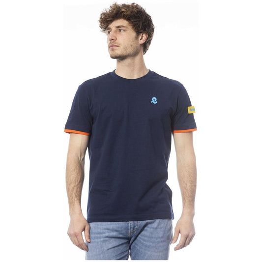 Invicta Blue Cotton Men T-Shirt IN-24047-S