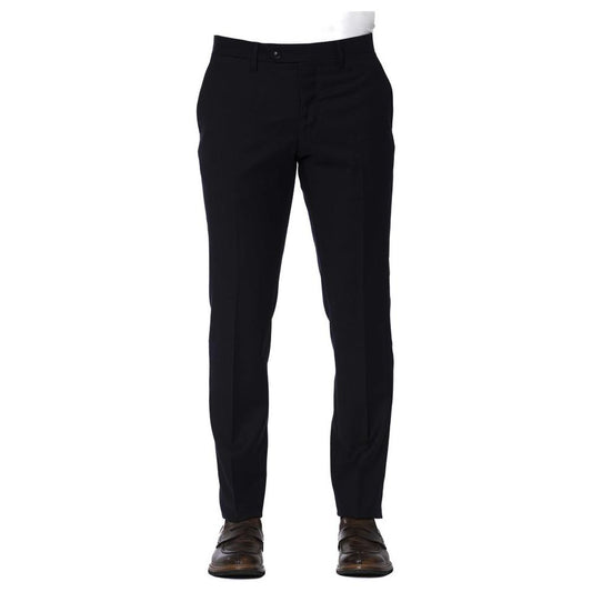 Trussardi Blue Wool Men Trouser TR-24077-IT44 | XS