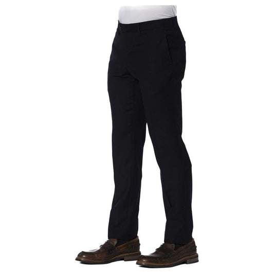 Trussardi Blue Wool Men Trouser TR-24077-IT44 | XS